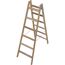 Sprossenstehleiter 'Stabilo' Holz 2 x 6 Stufen