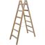 Sprossenstehleiter 'Stabilo' Holz 2 x 6 Stufen