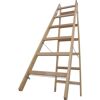 Sprossenstehleiter 'Stabilo' Holz 2 x 6 Stufen