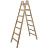 Sprossenstehleiter 'Stabilo' Holz 2 x 7 Stufen