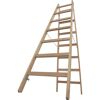 Sprossenstehleiter 'Stabilo' Holz 2 x 7 Stufen