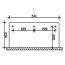 Technische Zeichnung: TD Rimini 541x250 cm