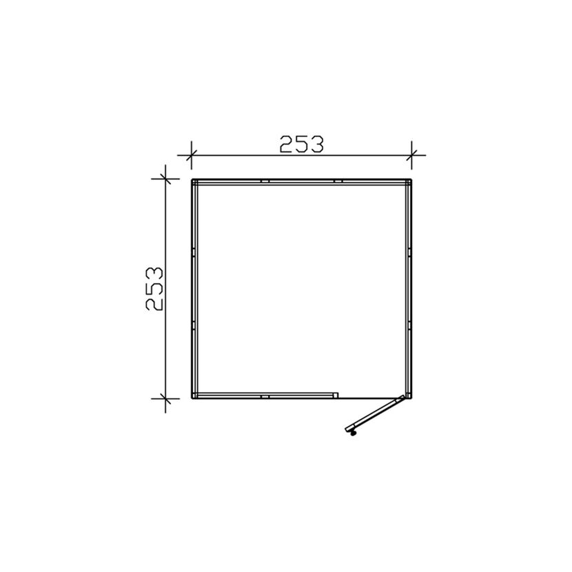 Duschkabine GH Perth 3 253 x 253 cm