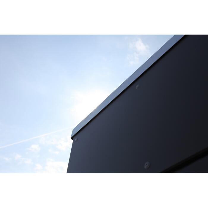 SKANHOLZ Gartenhaus 'Brisbane 3' 253 x 253 cm schiefergrau ...