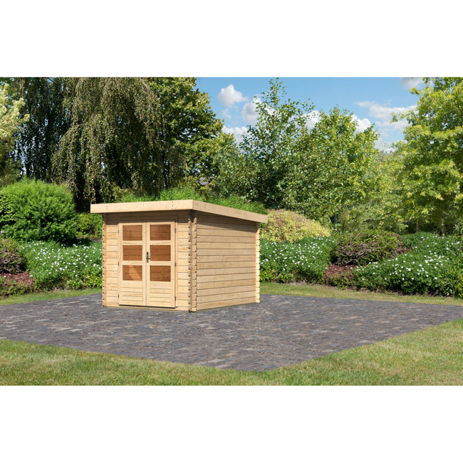 Bild von Gartenhaus 'Rieneck 4' 237 x 297 x 222 cm naturfarben