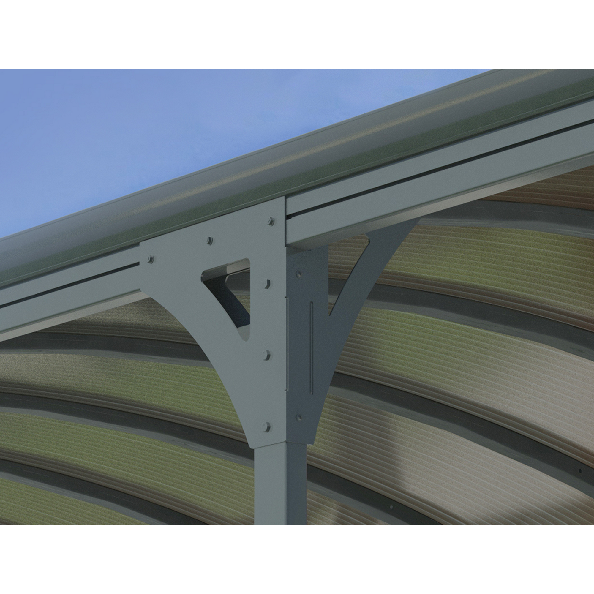 Carport 'Vitoria 5000' anthrazit 291 x 501 x 239 cm