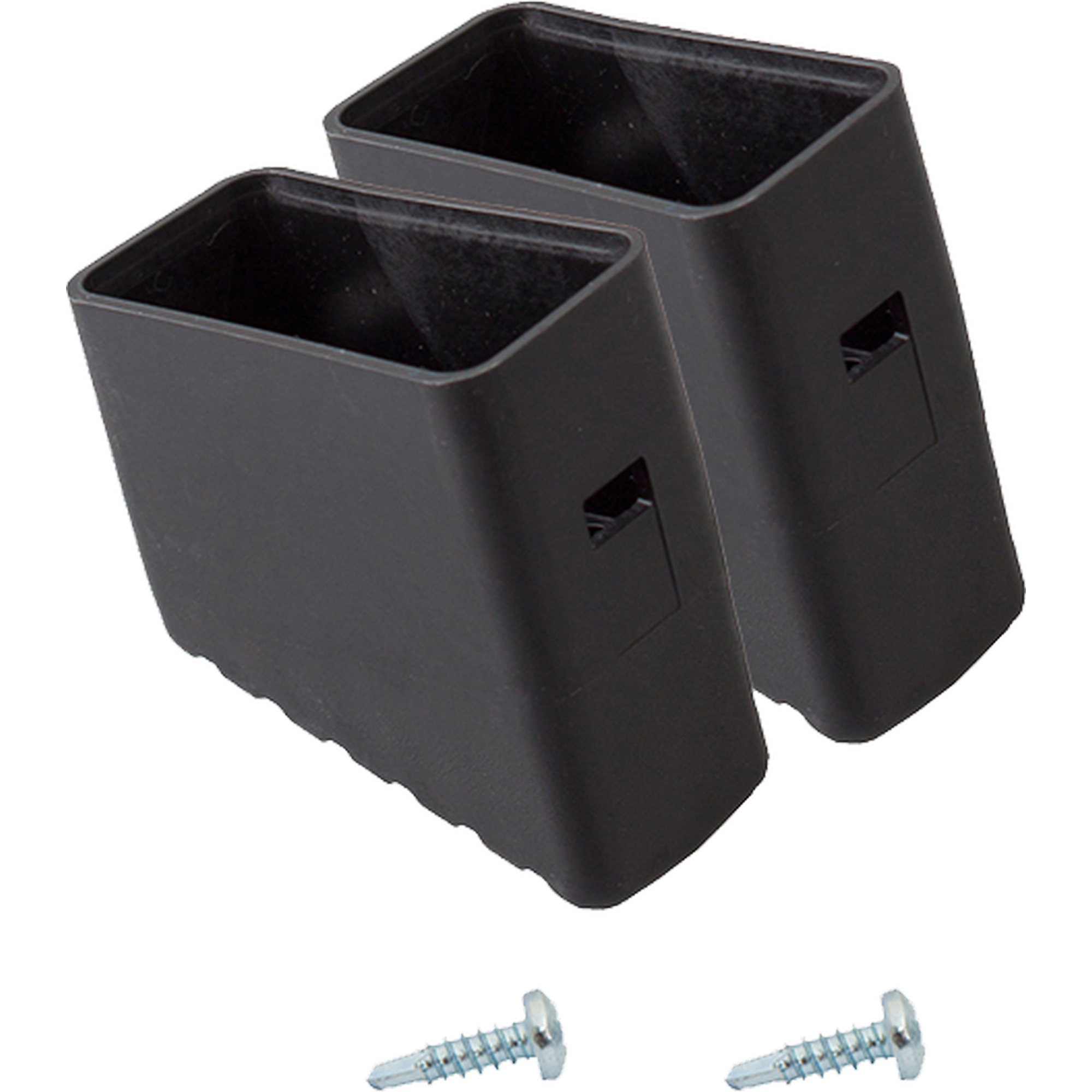 Fußkappen für Tritt- und Stufenleitern schwarz 40 x 20 mm 2 Stück + product picture