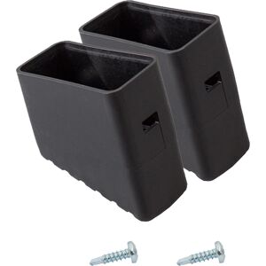 Fußkappen für Tritt- und Stufenleitern schwarz 40 x 20 mm 2 Stück