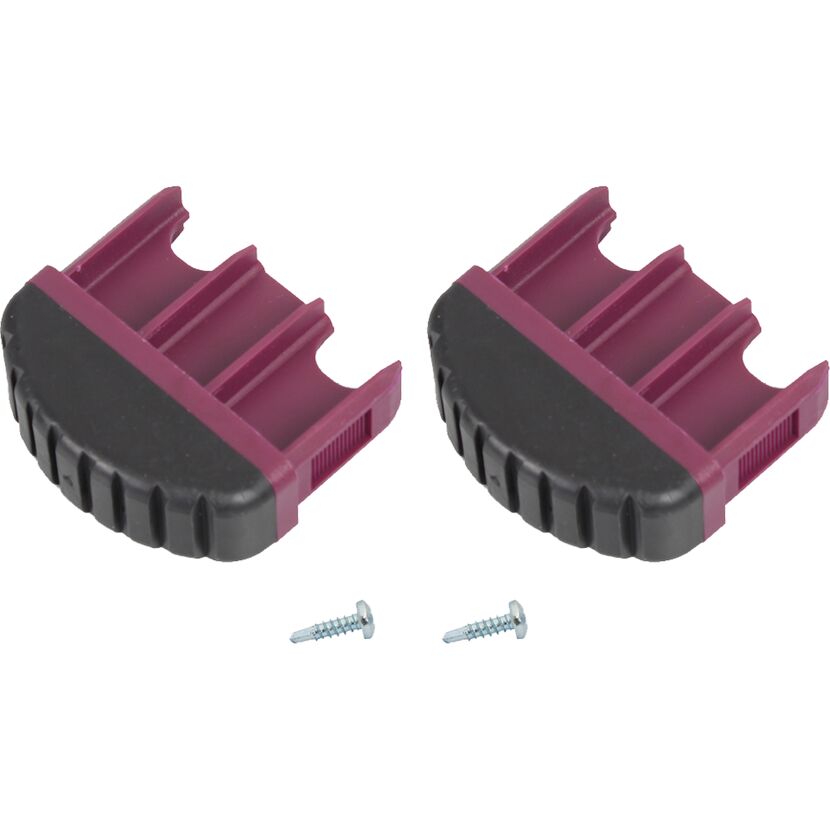 Fußstopfen für Stufenleitern schwarz/violett 61,5 x 20 mm 2 Stück