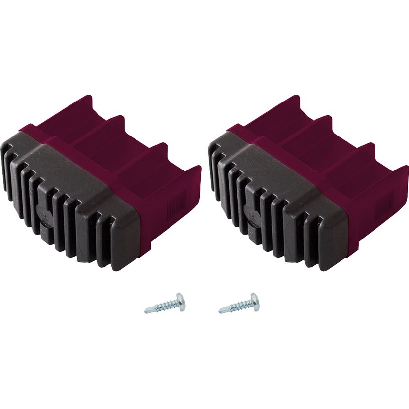 Fußstopfen für Stufenleitern schwarz/violett 64 x 25 mm 2 Stück