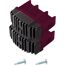 Fußstopfen für Stufenleitern schwarz/violett 64 x 25 mm 2 Stück