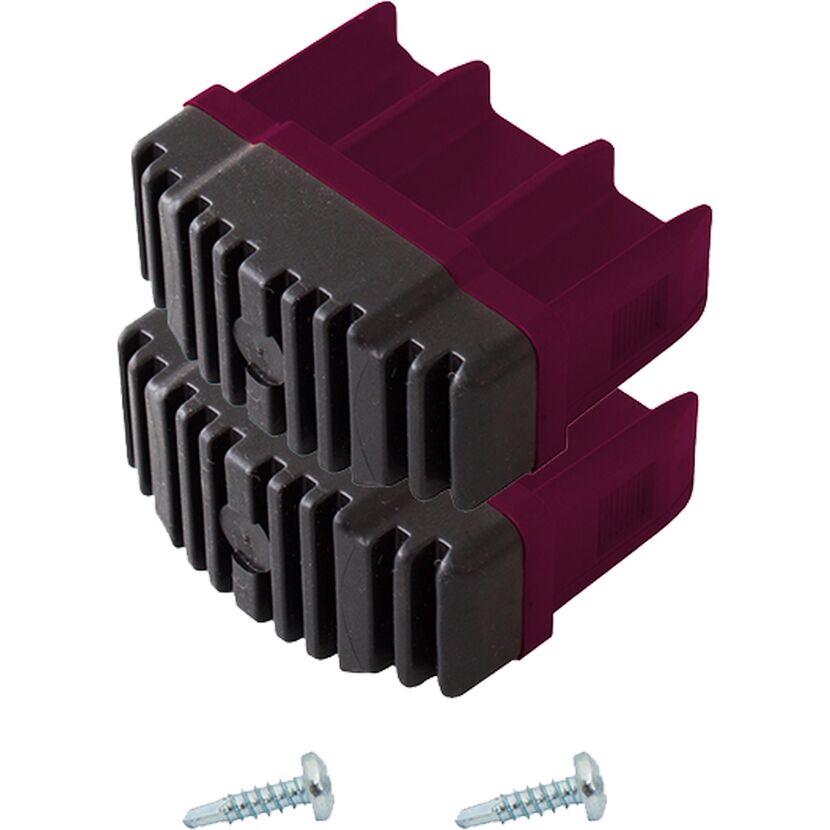 Fußstopfen für Stufenleitern schwarz/violett 64 x 25 mm 2 Stück