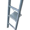 Trittleiter mit breiter Trittstufe und Handlauf