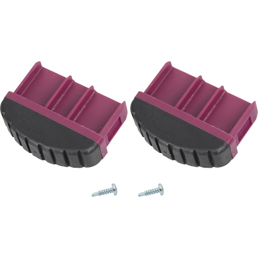 Fußstopfen für Stufenleitern schwarz/violett 71,5 x 20 mm 2 Stück