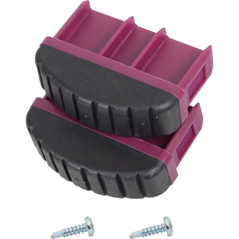 Fußstopfen für Stufenleitern schwarz/violett 71,5 x 20 mm 2 Stück