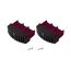 Fußstopfen für Stufenleitern schwarz/violett 77 x 25 mm 2 Stück