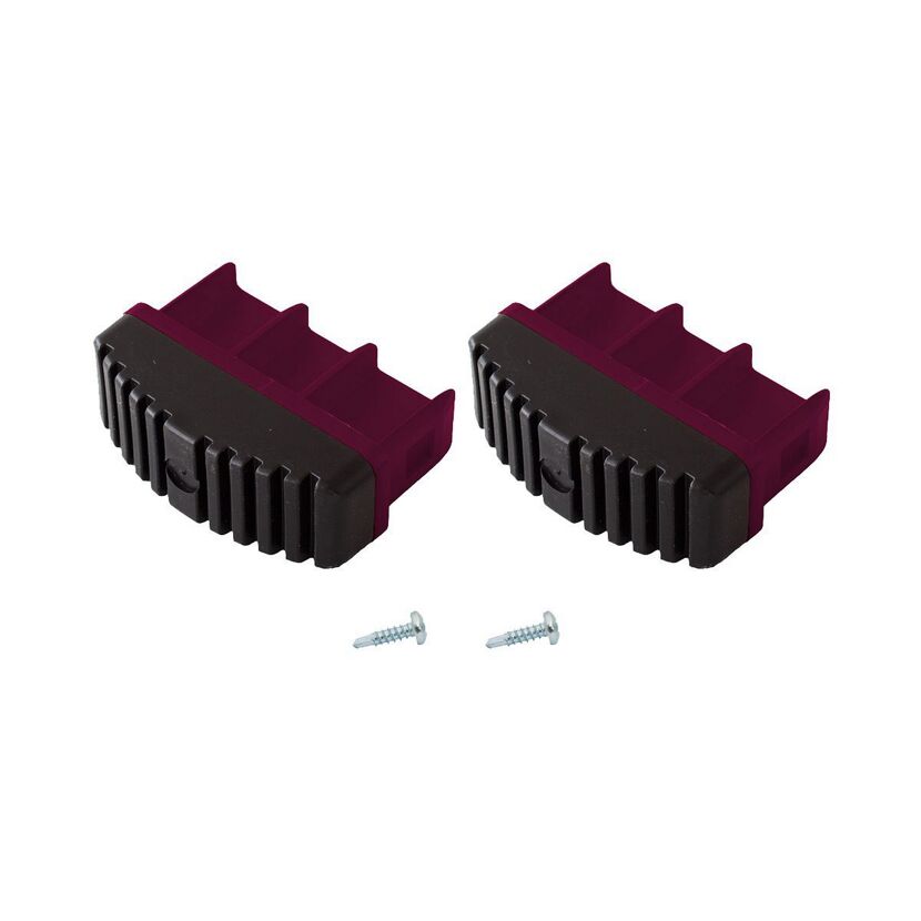 Fußstopfen für Stufenleitern schwarz/violett 77 x 25 mm 2 Stück