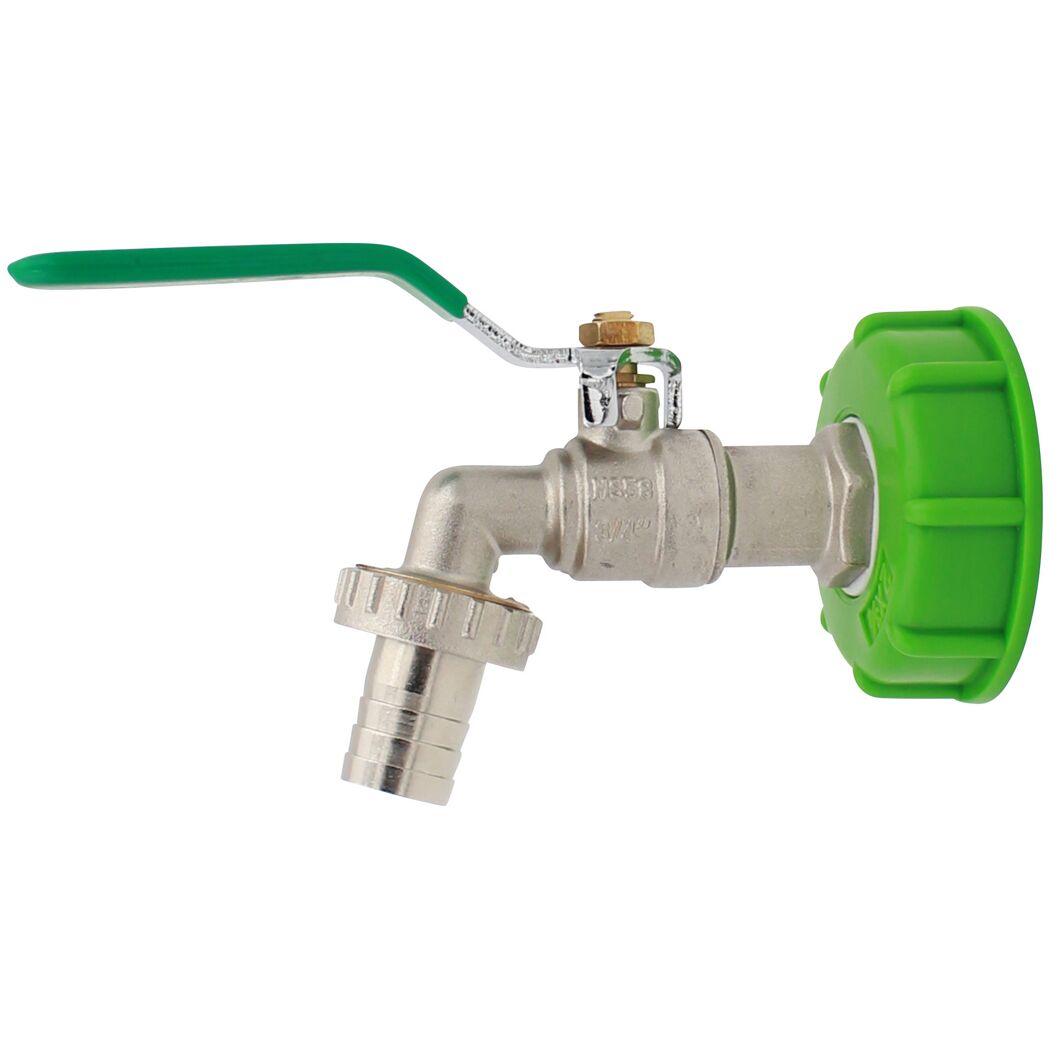 IBC-Kugelwasserhahn mit fester Mutter