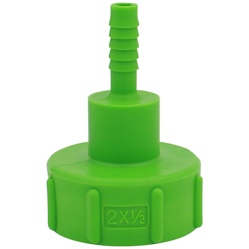 IBC-Adapter grün 2 auf 1/2 Zoll Schlauchtülle