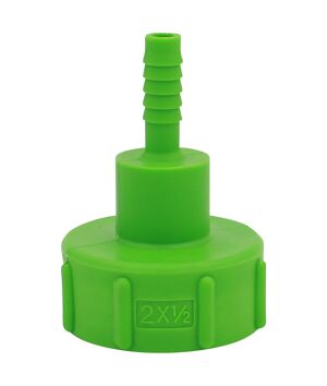 IBC-Adapter grün 2 auf 1/2 Zoll Schlauchtülle