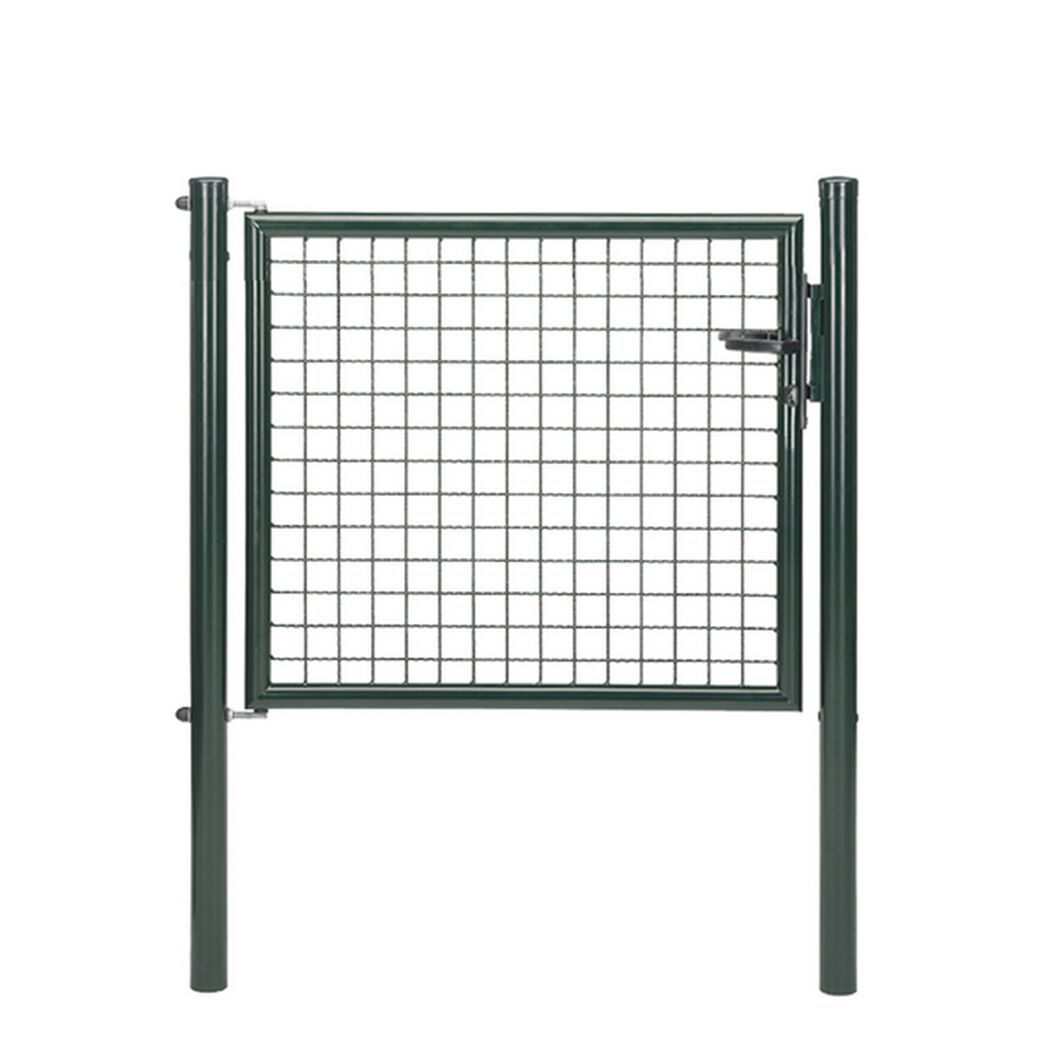 Einzeltor 'Wellengitter' mit Pfosten 100 x 75 cm anthrazit