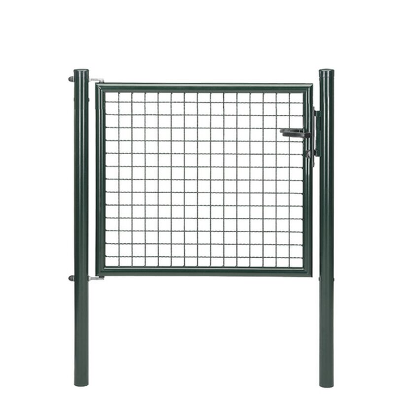 Einzeltor 'Wellengitter' mit Pfosten 100 x 75 cm anthrazit