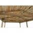 Die Unterseite eines Carport-Dachs aus Holz.
