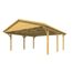 Doppelcarport aus Holz