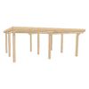 Doppelcarport aus Holz, ohne Dach