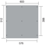 Verkleinertes Bild von Flachdach-Doppelcarport, inkl. Stahldach, 600 x 512 cm