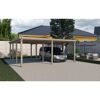 Doppelcarport '618' inkl. Stahldach 603 x 612 cm