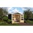 Gartenhaus Schierke 3 mit Sofa und Tisch