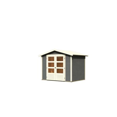 5. Bild von Gartenhaus 'Schierke 3' terragrau 246 x 186 x 209 cm
