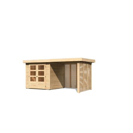 4. Bild von Gartenhaus 'Dornhan 2' Set 4 naturfarben 437 x 217 x 211 cm