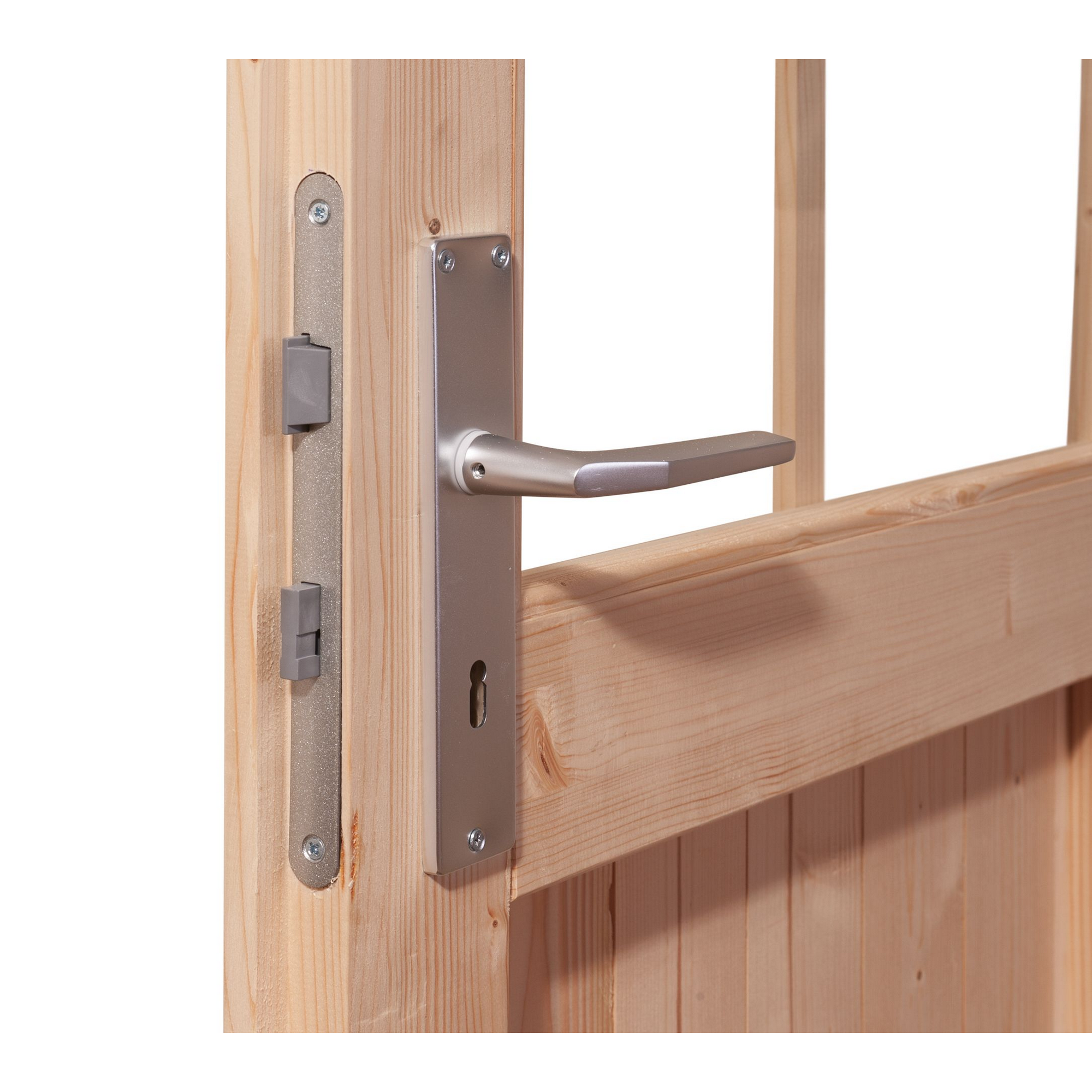 Gartenhaus 'Rieneck 5' Set 4 naturfarben 579 x 297 x 222 cm