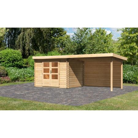 2. Bild von Gartenhaus 'Rieneck 3' Set 4 597 x 237 x 220 cm naturfarben