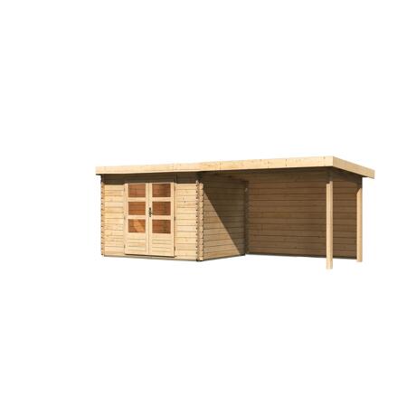 4. Bild von Gartenhaus 'Rieneck 3' Set 4 597 x 237 x 220 cm naturfarben