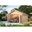 Garage 'BB' Satteldach naturfarben 387 x 537 x 309 cm