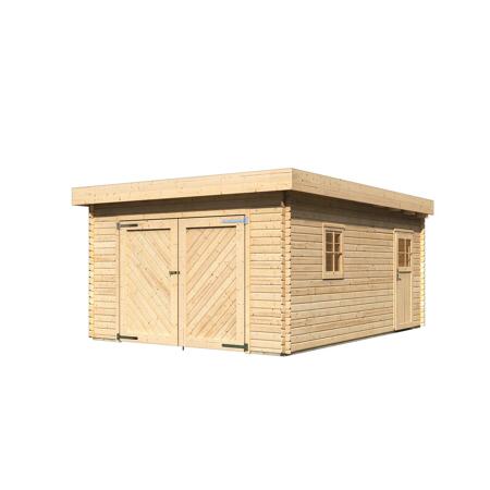 5. Bild von Garage 'BB' Flachdach naturfarben 387 x 537 x 255 cm