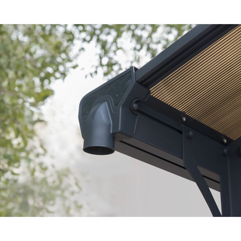 Regenrinne am Carport Arcadia