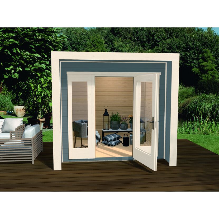 Gartenhaus Designhaus 263, grau