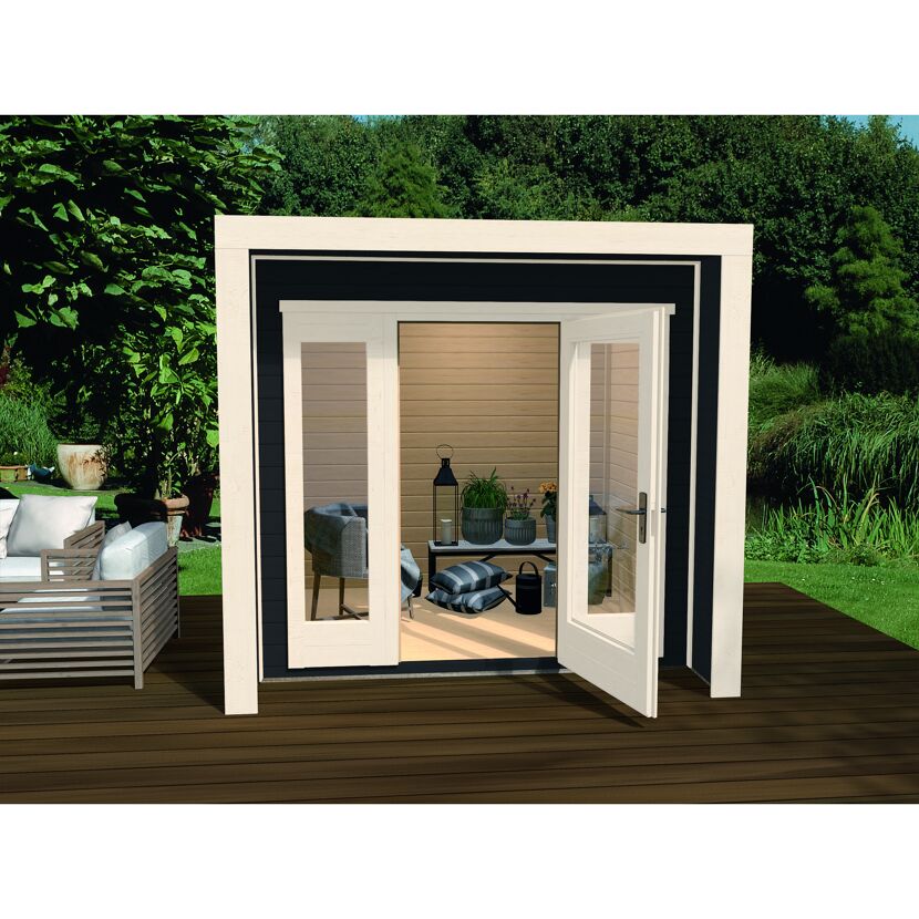 Gartenhaus Designhaus 263 Gr.1 anthrazit