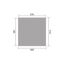 Grauer Doppelcarport mit den Maßen 600 x 576 cm