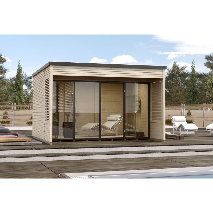 Gartenhaus Cubili s 2.0 mit Liege