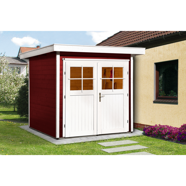 Bild von Gartenhaus '227' schwedenrot 205 x 209 cm