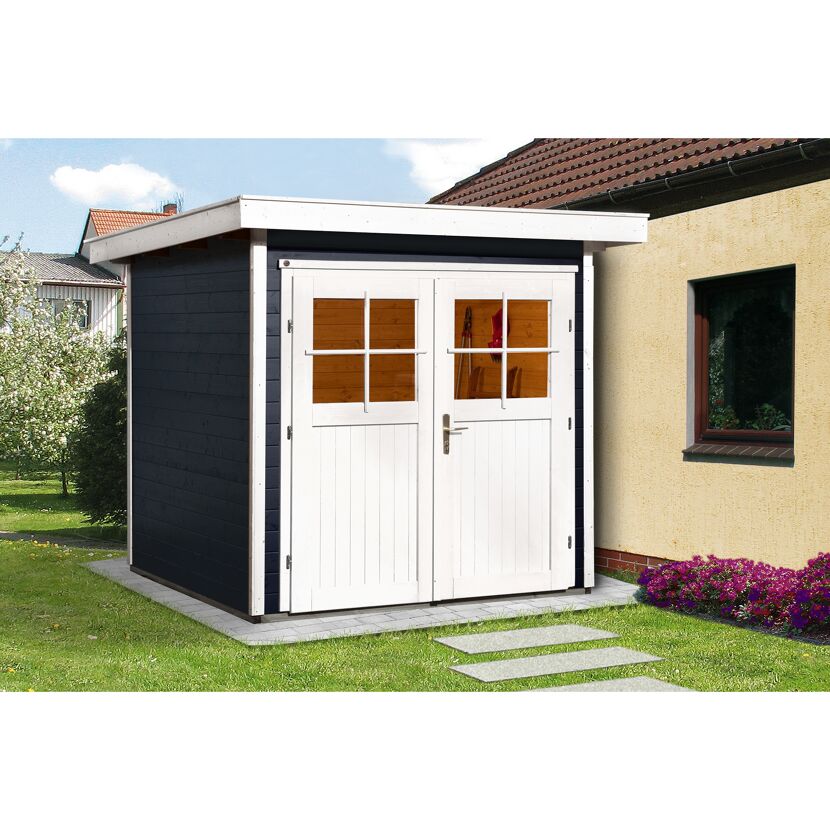 Gartenhaus '227' anthrazit 205 x 209 cm