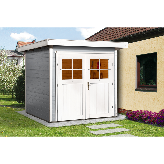 Bild von Gartenhaus '227' grau 205 x 209 cm