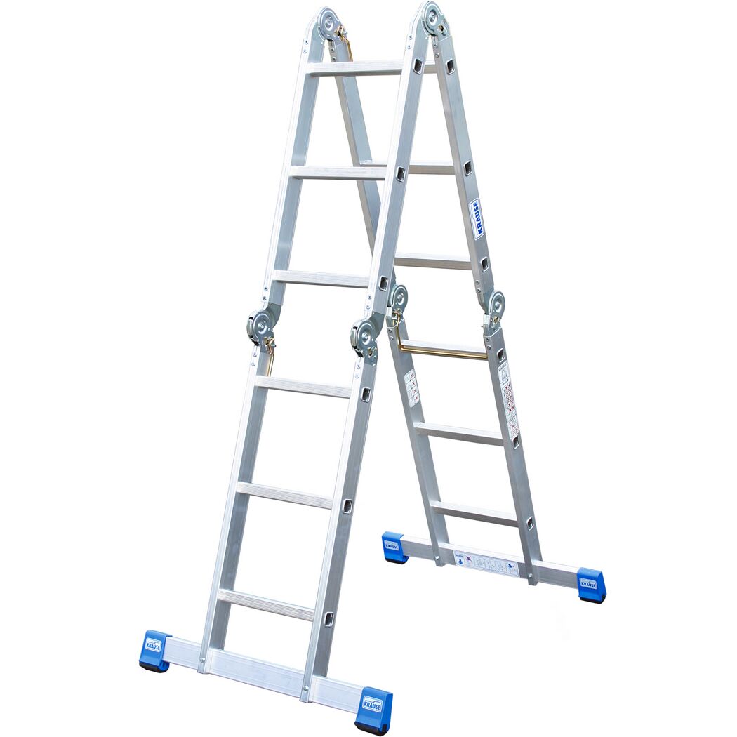 Ausgeklappte KRAUSE Gelenkleiter
