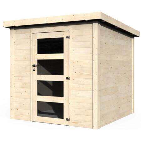 2. Bild von Gartenhaus 'Kipla' naturbelassen 200 x 203 cm