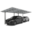 Doppelcarport 'Linea Typ 80 Tandem' Aluminium edelstahlfarben 273 x 983 x 294 cm